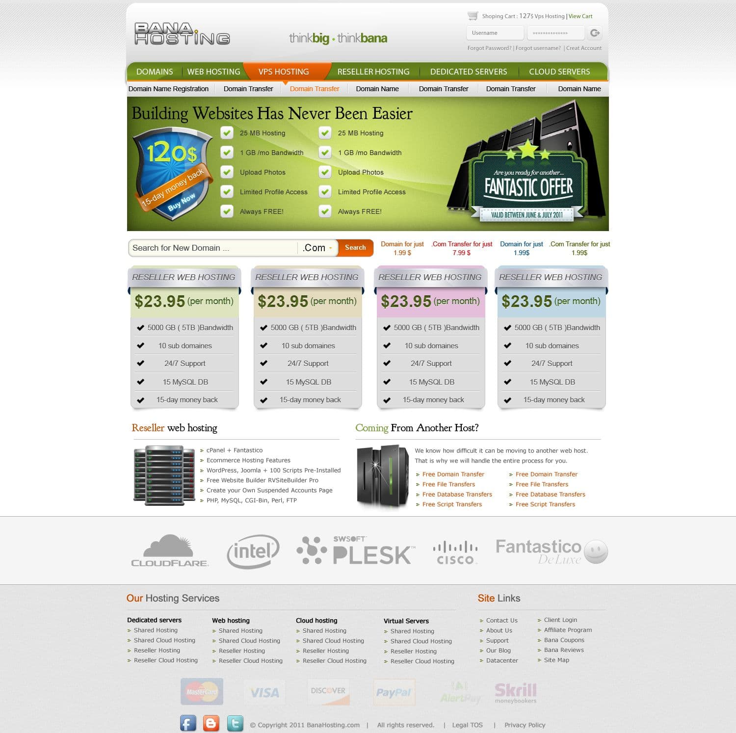 Bana Hosting: Digital Infrastructure You Can Trust — Screenshot 1