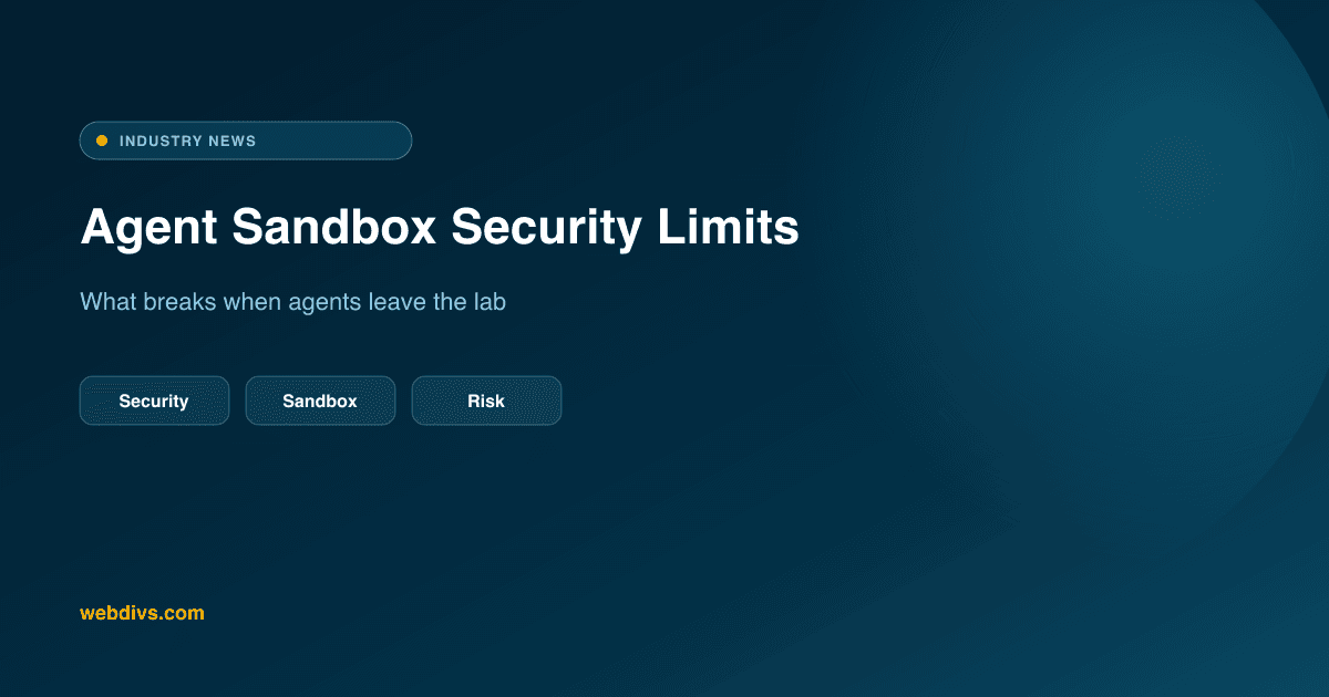 Agent Sandboxes in 2026: Assume Escape Paths Exist—Design Anyway
